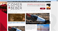 Desktop Screenshot of comerybeber.lasprovincias.es
