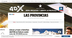 Desktop Screenshot of lasprovincias.es