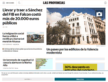 Tablet Screenshot of lasprovincias.es