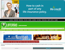 Tablet Screenshot of loterias.lasprovincias.es